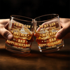 Personalized Whiskey Glass – Father's Day Gifts For Son – Raised A Son, Cheer A Dad
