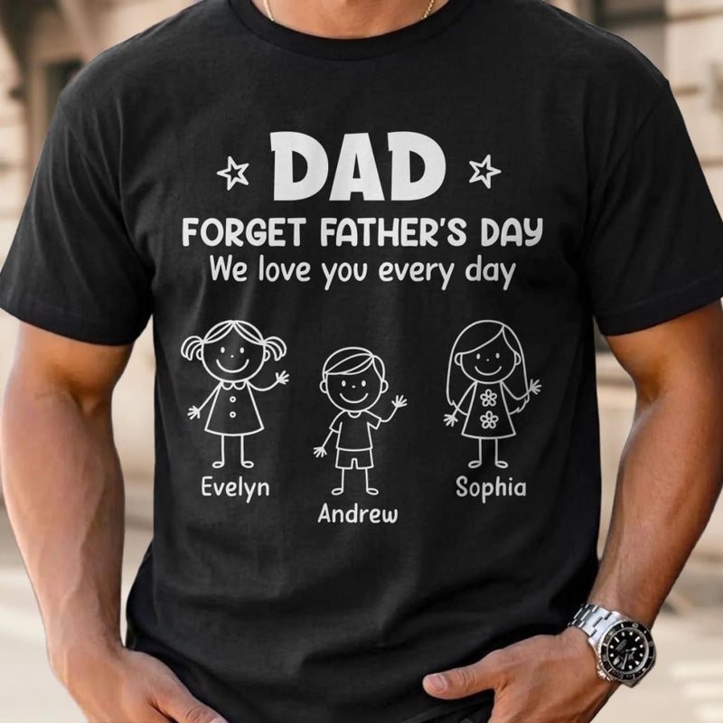 Personalized T-shirt, Hoodie – Father's Day Gifts For Dad, Grandpa – The Dad Everyone Wishes They Had