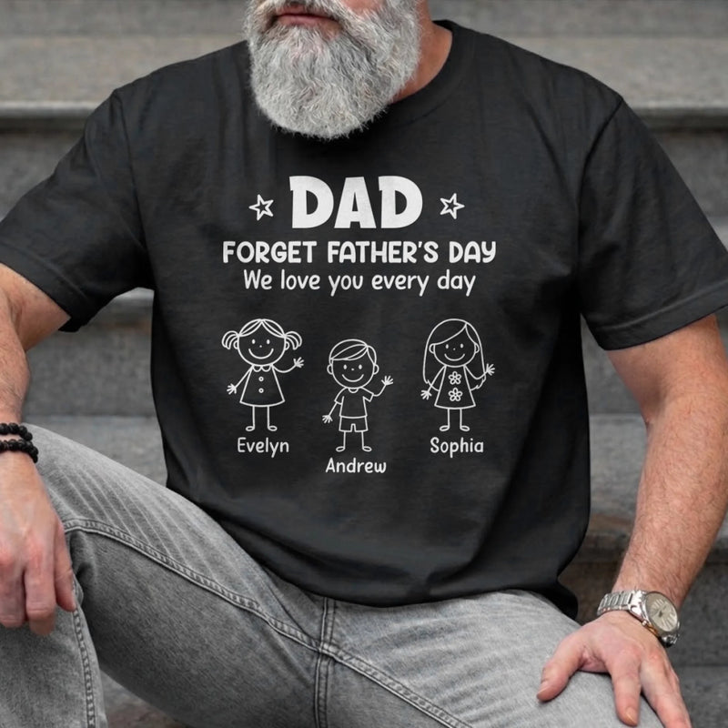 Personalized T-shirt, Hoodie – Father's Day Gifts For Dad, Grandpa – The Dad Everyone Wishes They Had