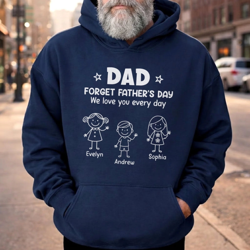 Personalized T-shirt, Hoodie – Father's Day Gifts For Dad, Grandpa – The Dad Everyone Wishes They Had