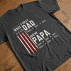 Personalized America 250th Anniversary T-shirt, Hoodie – Gifts For Dad, Grandpa – Started As Dad, Promoted To Grandpa