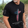 Personalized Unisex T-Shirt With Design On Sleeve – Gifts For Dad, Grandpa – Dad Makes Ordinary Days Special
