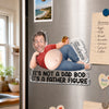 Personalized Photo Dad Bod Belly Squishy Acrylic Fridge Magnet – Funny Gifts For Dad, Grandpa – Dad Bod