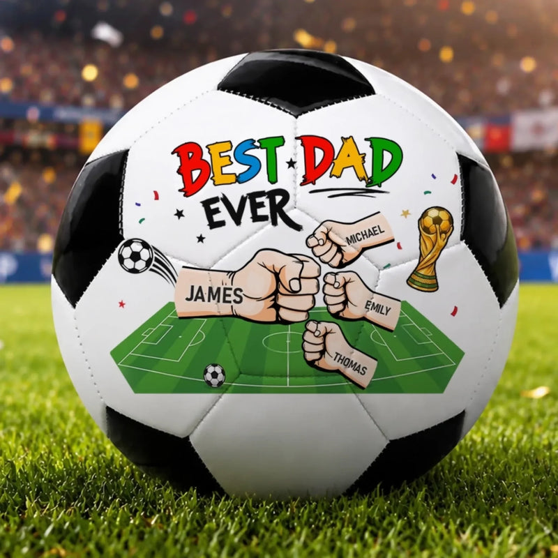 Personalized Soccer Ball – Gifts For Dad, Grandpa, Soccer Lovers – Soccer Is Always A Good Idea