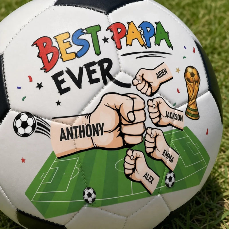 Personalized Soccer Ball – Gifts For Dad, Grandpa, Soccer Lovers – Soccer Is Always A Good Idea
