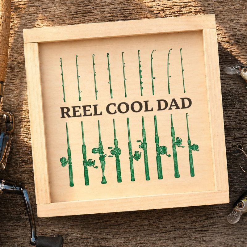 Personalized Fishing Lure – Fishing Gifts For Fisherman, Dad, Grandpa – Reel Cool Dad