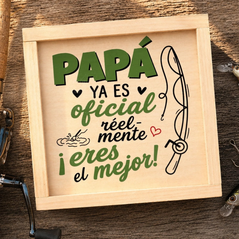 Señuelo de Pesca Personalizado – Regalos de Pesca para Pescadores, Papá y Abuelo – ¡eres el mejor