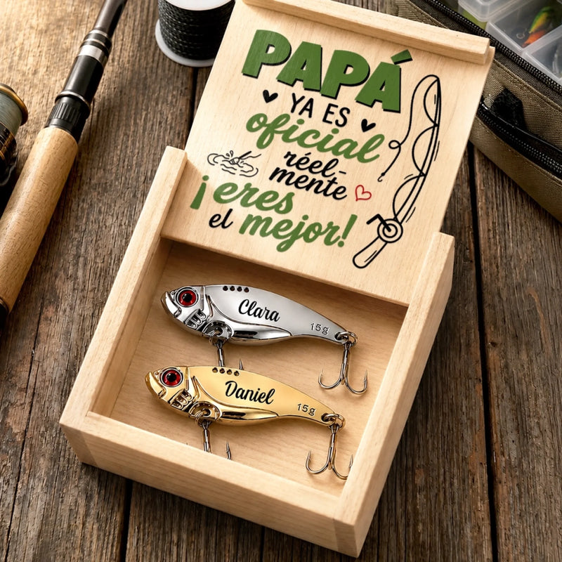 Señuelo de Pesca Personalizado – Regalos de Pesca para Pescadores, Papá y Abuelo – ¡eres el mejor