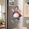 Personalized Photo Dad Bod Belly Squishy Acrylic Fridge Magnet – Funny Gifts For Dad, Grandpa – Official Belly Appreciation Club
