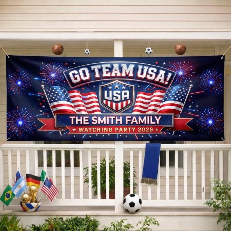 Personalized Outdoor Banner – Gifts For Soccer Lovers, Sports Fans, Sports Lovers – Chasing The Ultimate Goal