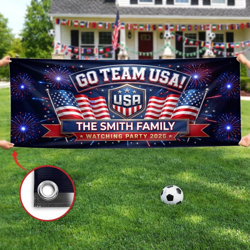 Personalized Outdoor Banner – Gifts For Soccer Lovers, Sports Fans, Sports Lovers – Chasing The Ultimate Goal