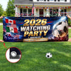 Personalized International Soccer Tournament Outdoor Banner – Gifts For Soccer Lovers, Sports Fans, Sports Lovers – Cheering Together, Winning Together