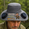 Personalized Hat With Fans Solar Power – Gifts For Fisherman, Dad, Grandpa –  The Fish Whisperer