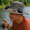 Personalized Hat With Fans Solar Power – Gifts For Fisherman, Dad, Grandpa –  The Fish Whisperer
