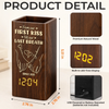 Personalized Pen Holder With Clock – Anniversary Gifts For Couple – A Pinky Promise For Life