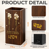 Personalized Pen Holder With Clock – Gifts For Women, Besties, Sisters, BFF – Blessed With True Sisterhood