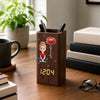 Personalized Pen Holder With Clock – Gifts For Women, Besties, Sisters, BFF – Lost In My Own World