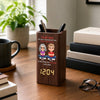 Personalized Pen Holder With Clock – Gifts For Son – My Son My Greatest Joy