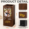 Personalized Photo Pen Holder With Clock – Gifts For Dad, Grandpa – Dad Makes Everything Better