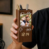 Personalized Photo Pen Holder With Clock – Gifts For Dad, Grandpa – Dad Makes Everything Better