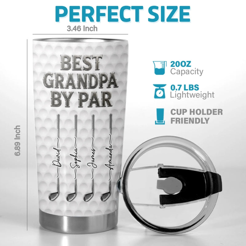 Personalized Tumbler - Gifts For Dad, Grandpa, Golf Lovers, Sports Fans, Sports Lovers - Golf Now Adult Later