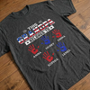 Personalized America 250th Anniversary T-shirt, Hoodie – Gifts For Dad, Grandpa – This Proud Grandpa Belongs To Awesome Kids