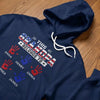 Personalized America 250th Anniversary T-shirt, Hoodie – Gifts For Dad, Grandpa – This Proud Grandpa Belongs To Awesome Kids