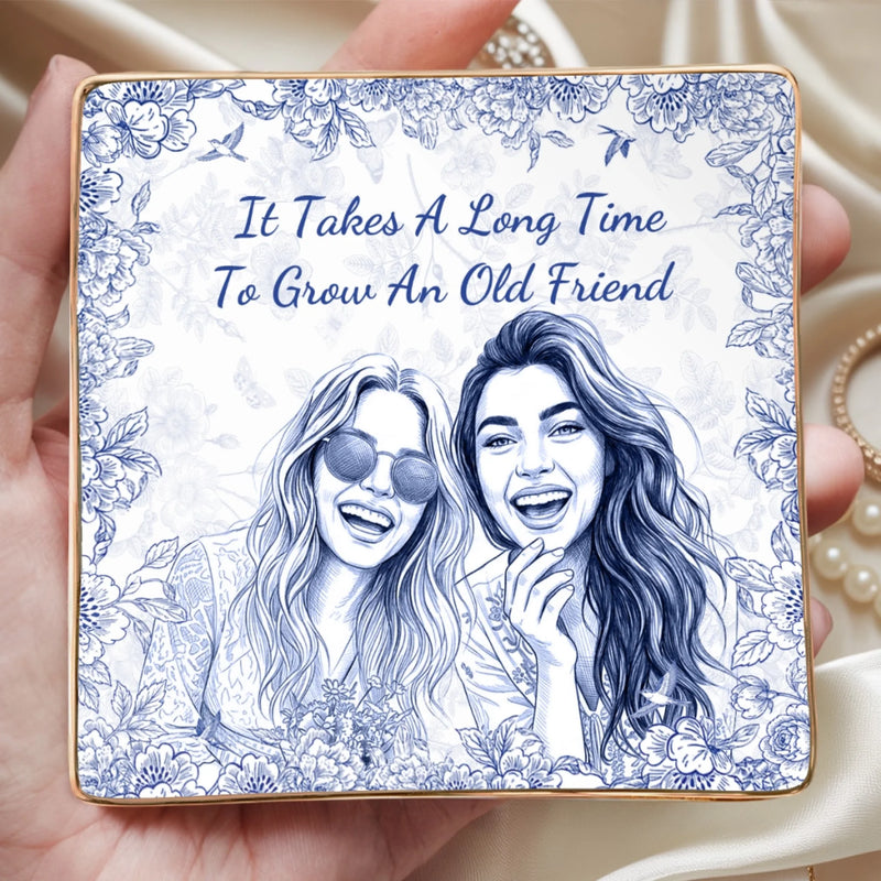 Personalized Full-Print Jewelry Dish – Gifts For Women, Besties, Sisters, BFF – A Timeless Piece Of Us