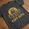 Personalized Unisex T-shirt, Hoodie - Gifts For Dad, Grandpa - This Bear Loves His Cubs
