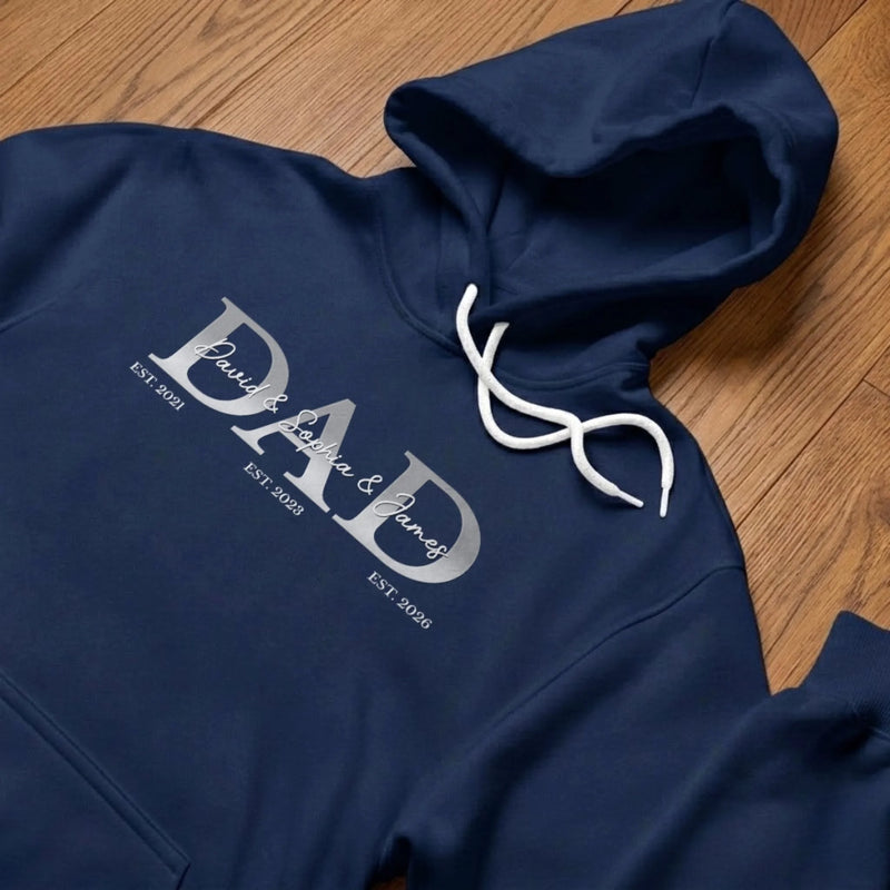 Personalized Unisex T-shirt, Hoodie – Gifts For Dad, Grandpa –  Dad Is My Greatest Blessing