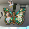 Personalized Photo Car Visor Clip – Sympathy Gift – Butterfly Kisses From Heaven