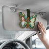 Personalized Photo Car Visor Clip – Sympathy Gift – Butterfly Kisses From Heaven