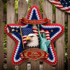 Personalized America 250th Anniversary Wood Sign – Gifts For Family Members – Land Of Liberty, Heart Of Home