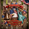 Personalized America 250th Anniversary Wood Sign – Gifts For Family Members – Faith, Family And Freedom