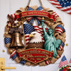 Personalized America 250th Anniversary Wood Sign – Gifts For Family Members – Faith, Family And Freedom