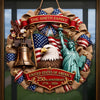 Personalized America 250th Anniversary Wood Sign – Gifts For Family Members – Faith, Family And Freedom