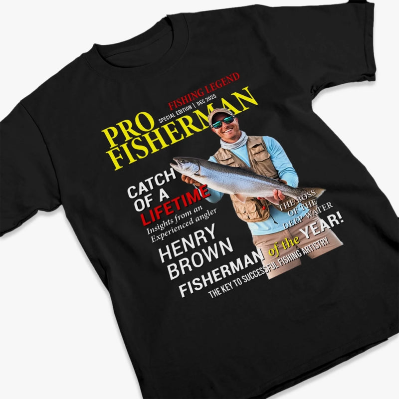 Personalized Photo Unisex T-shirt, Hoodie - Gifts For Fisherman - Living The Reel Dream