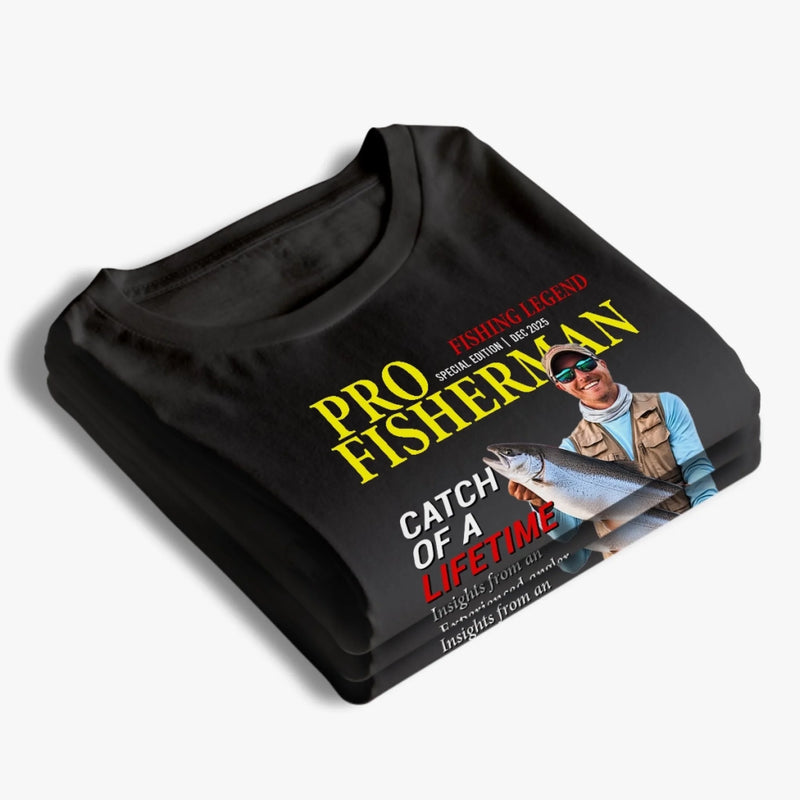 Personalized Photo Unisex T-shirt, Hoodie - Gifts For Fisherman - Living The Reel Dream