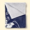 Personalized Photo Blanket - Gifts For Dad, Grandpa - Thank You For Everything, Dad