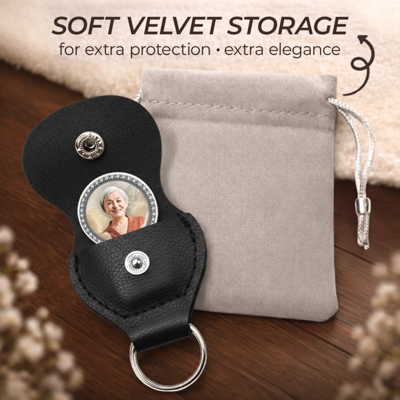 Personalized Photo Pocket Hug Token – Sympathy Gift, Memorial Gift – Forever Close, Always Missed