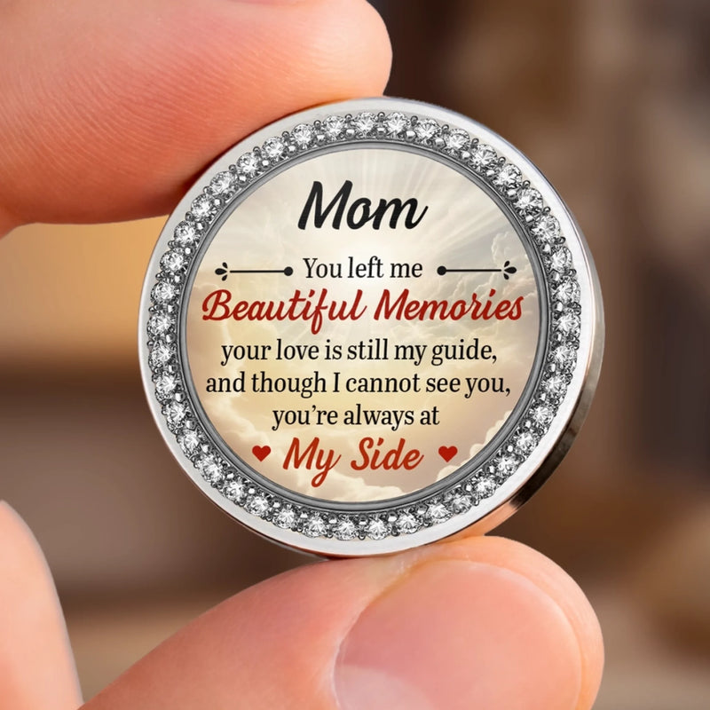 Personalized Photo Pocket Hug Token – Sympathy Gift, Memorial Gift – Forever Close, Always Missed