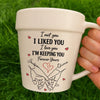 Personalized Plant Pot Ceramic Mug – Garden Gifts For Couple – A Promise Kept Forever