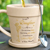 Personalized Plant Pot Ceramic Mug – Garden Gifts For Gardeners, Daughter – Your Growth Is My Joy