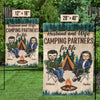 Personalized Flag – Camping Gifts For Campers, Couple – Happiness Is Camping With You