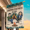 Personalized Flag – Camping Gifts For Campers, Couple – Happiness Is Camping With You