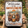 Personalized Metal Sign – Camping Gifts For Campers, Couple – We Have Open Flames
