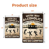 Personalized Metal Sign – Camping Gifts For Campers – Alcoholics Go To Meetings