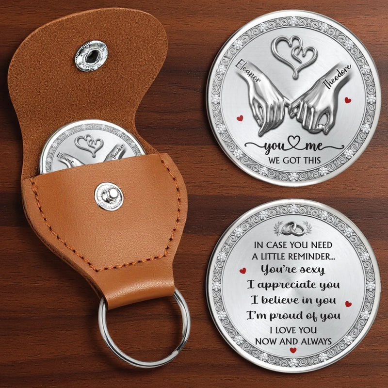 Personalized Pocket Hug – Anniversary Gifts For Couple – Love Grows Stronger Together