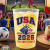 Personalized Party Cups – Gifts For Soccer Lovers, Sports Fans, Sports Lovers – Blessed With Great Football Vibes