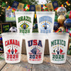 Personalized Party Cups – Gifts For Soccer Lovers, Sports Fans, Sports Lovers – Blessed With Great Football Vibes